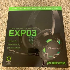 Phenom BRAND NEW Gaming Headset EXP03 Multiple XBOX compatabity